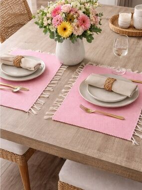 PINK PLACEMATS FROM PORTUGAL